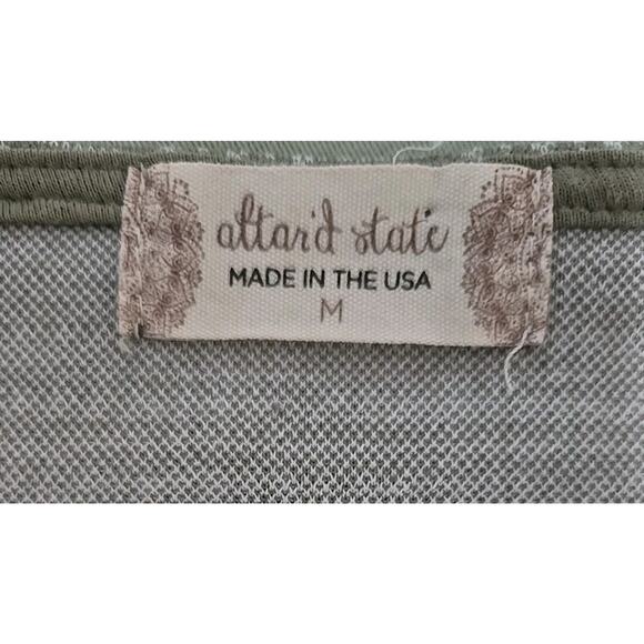 Altar'd State Green Plaid Dress with Buttons Sleeveless Juniors Size‎ Medium - Picture 4 of 5